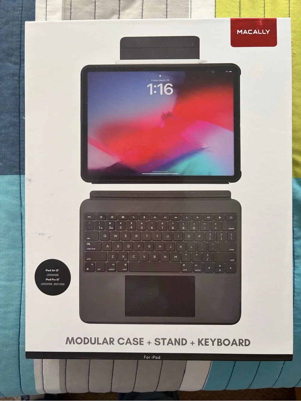 Modular Case + Stand + Keyboard for iPad - Black